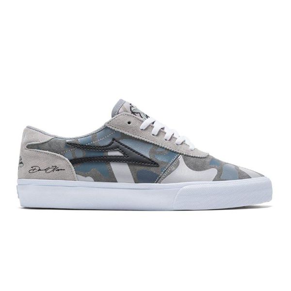 LaKai Manchester Grey/Camouflage Skate Shoes Mens | Australia SA7-3349